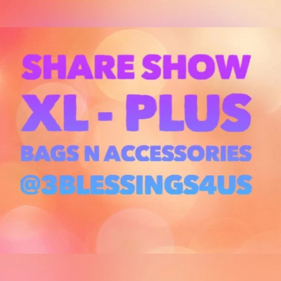 SUN 1030 am ET ✨LIVE Share Show 🥳✨XL n Plus, Bags Accessories…Stop By!! 🛍️💜🛍️ - Picture 1 of 2